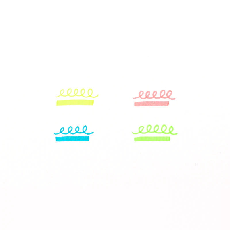 Rotuladores fluorescentes de doble punta con aroma Sugar Joy