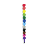 Corazones apilables crayones