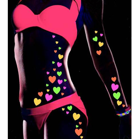 40 tatuajes temporales de corazones