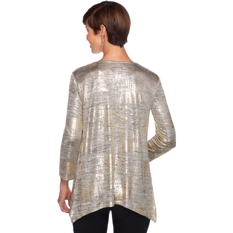 Blusa de manga larga dorada Ruby Rd