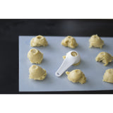 Juego de cucharas para servir galletas (con expulsor)