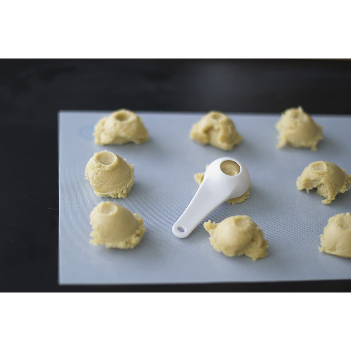 Juego de cucharas para servir galletas (con expulsor)