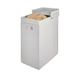 DOUBLE LAUNDRY BASKET WITH INTERNAL BAG