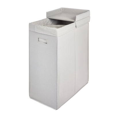 DOUBLE LAUNDRY BASKET WITH INTERNAL BAG