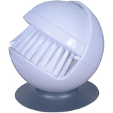 Cepillo de palma con base de succión blanco