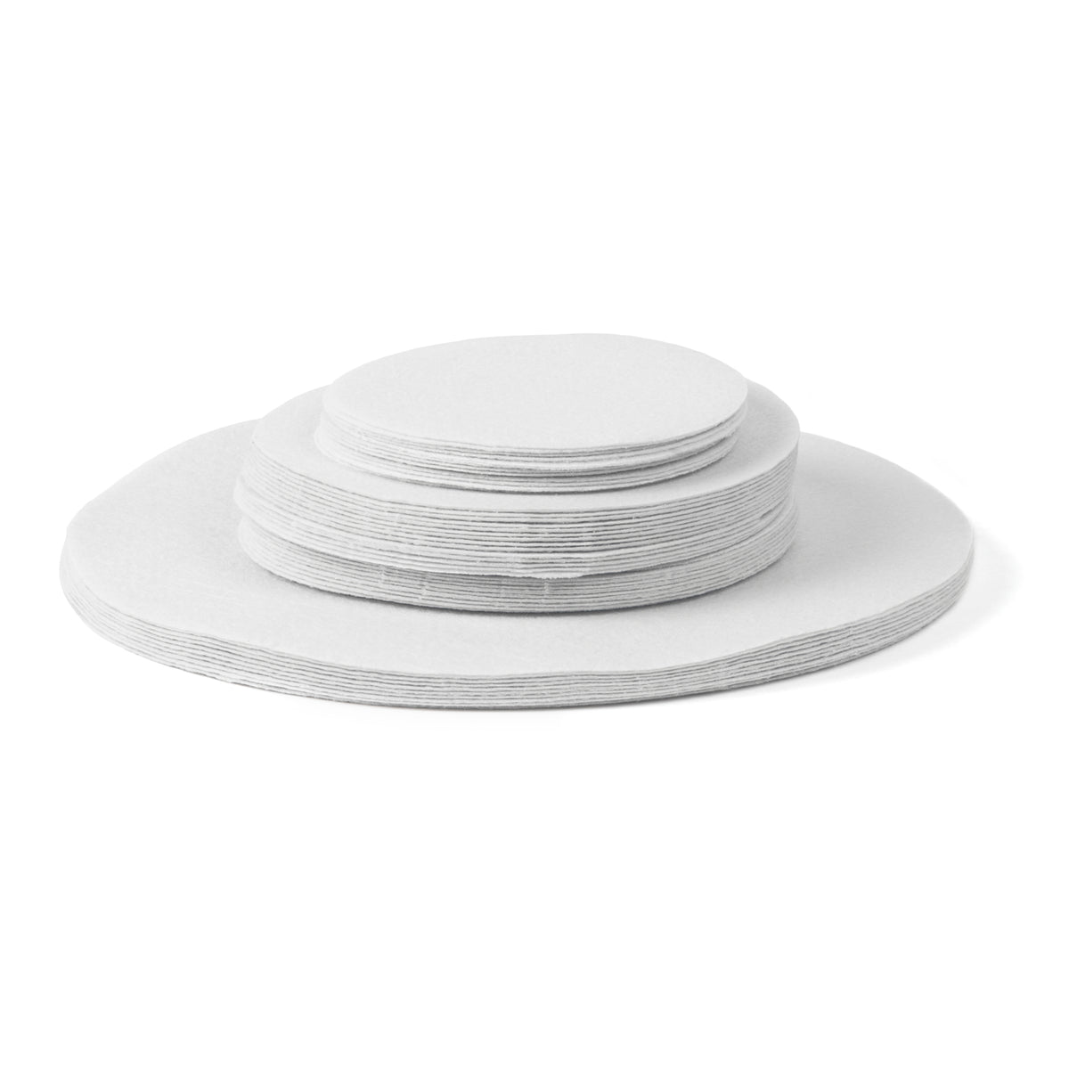 Storage Felt Plate Dividers White
