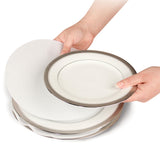 Storage Felt Plate Dividers White