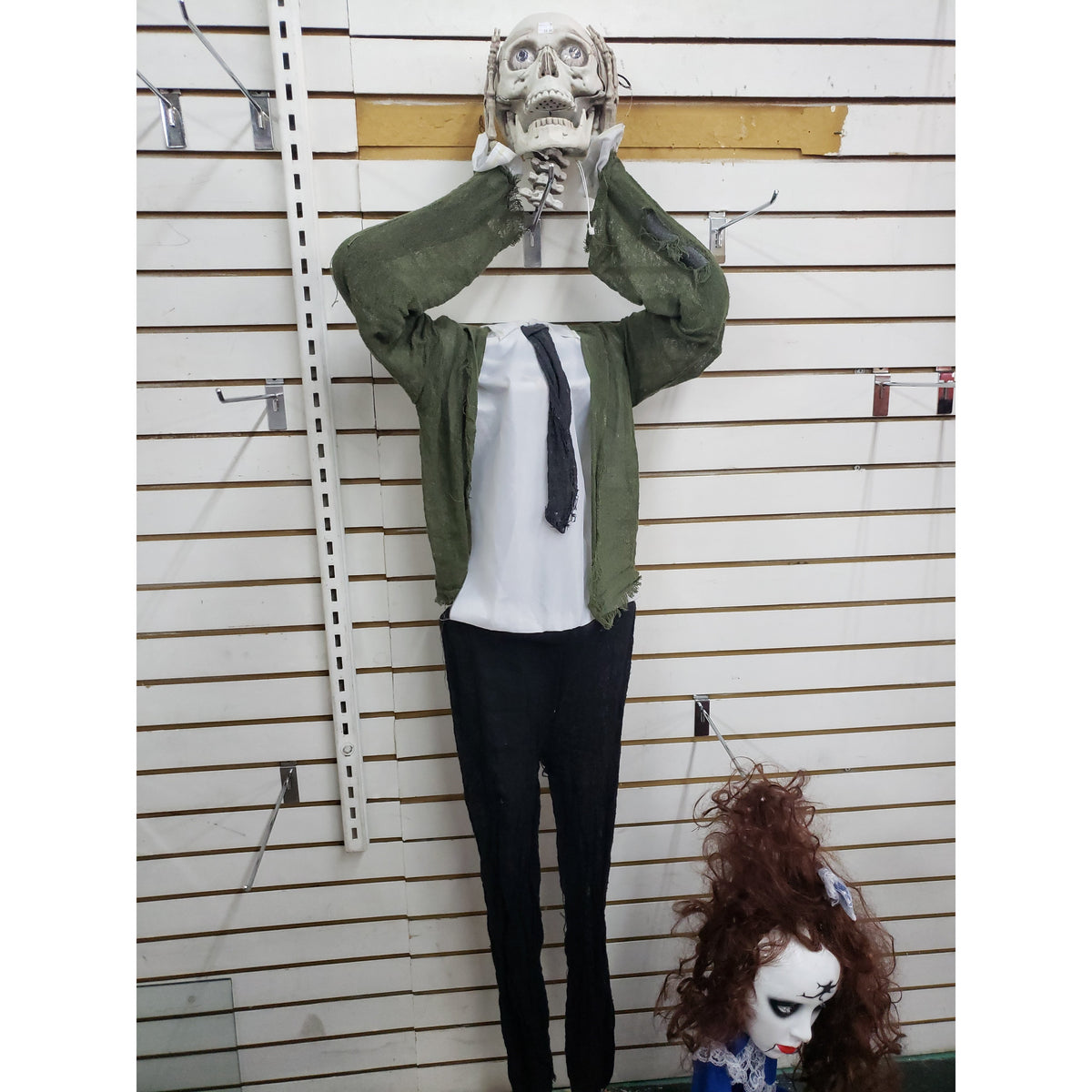 CRAZY HEADLESS HANGING DOLL