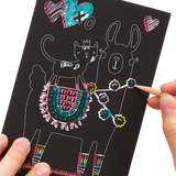 Mini kits de arte para rascar y garabatear