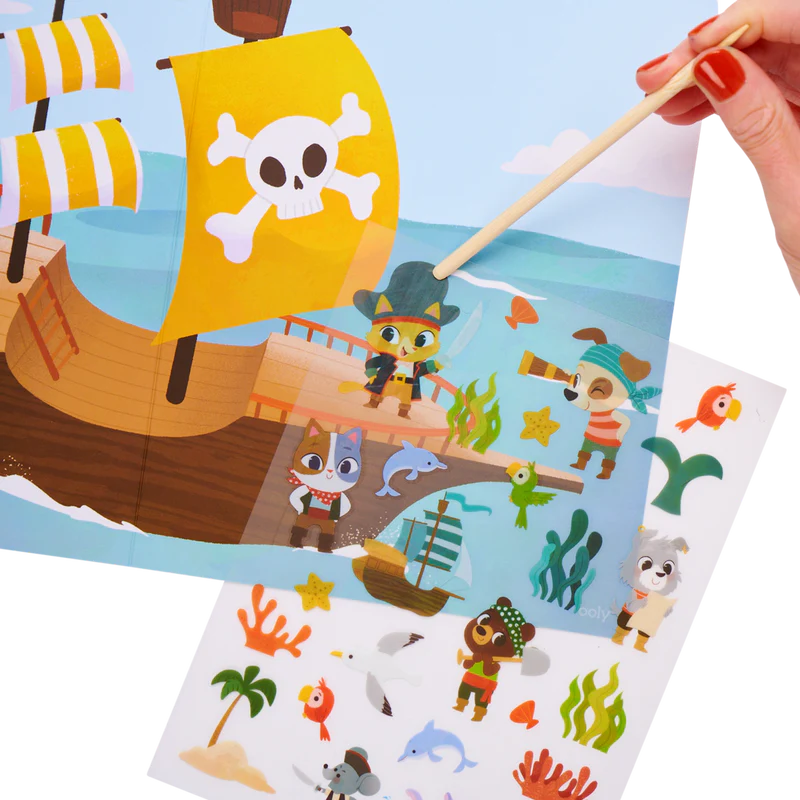 set the scene transfer stickers magic - aventura oceánica