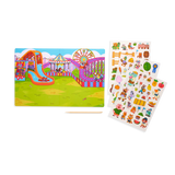 crea la escena pegatinas de transferencia magic - día en la feria