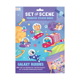 preparar la escena transferencias pegatinas magia - amigos galácticos
