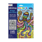 Láminas de pintura mágica Colores ocultos - Océano mágico