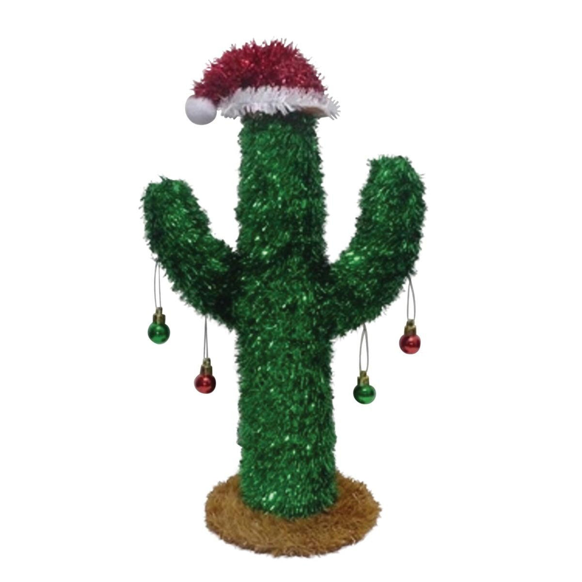 Cactus de Navidad 3D de 15.5"