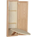 Gabinete de tabla de planchar empotrada con tabla de planchar integrada
