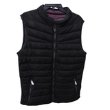 Chaqueta sin mangas Negra/Morada