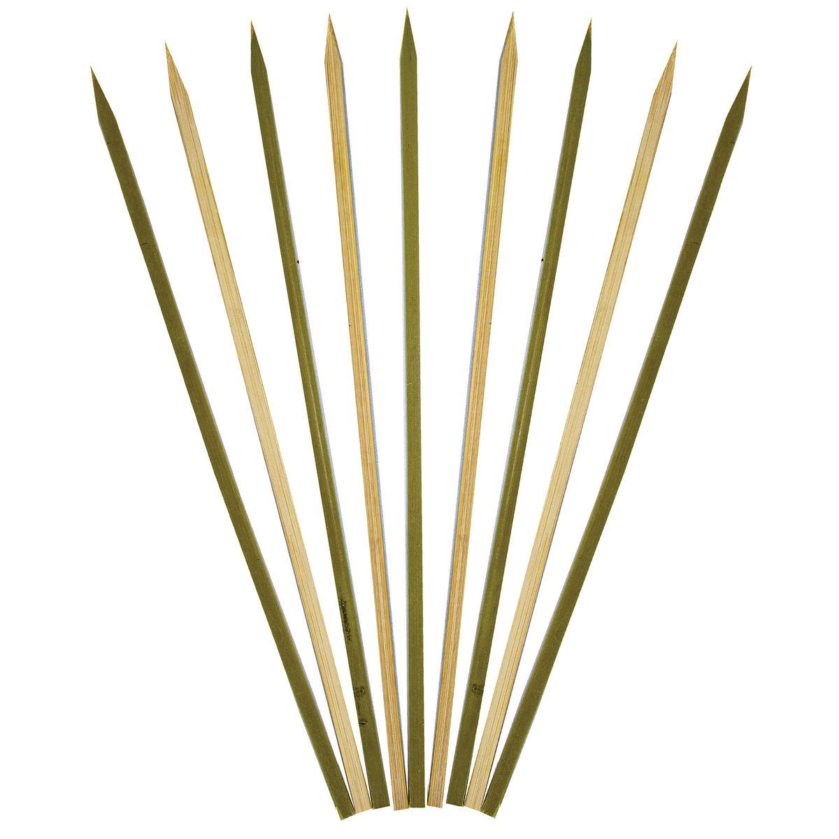 Juego de 50 brochetas planas reutilizables