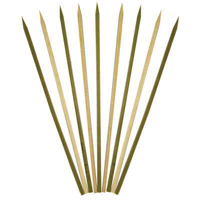 Juego de 50 brochetas planas reutilizables