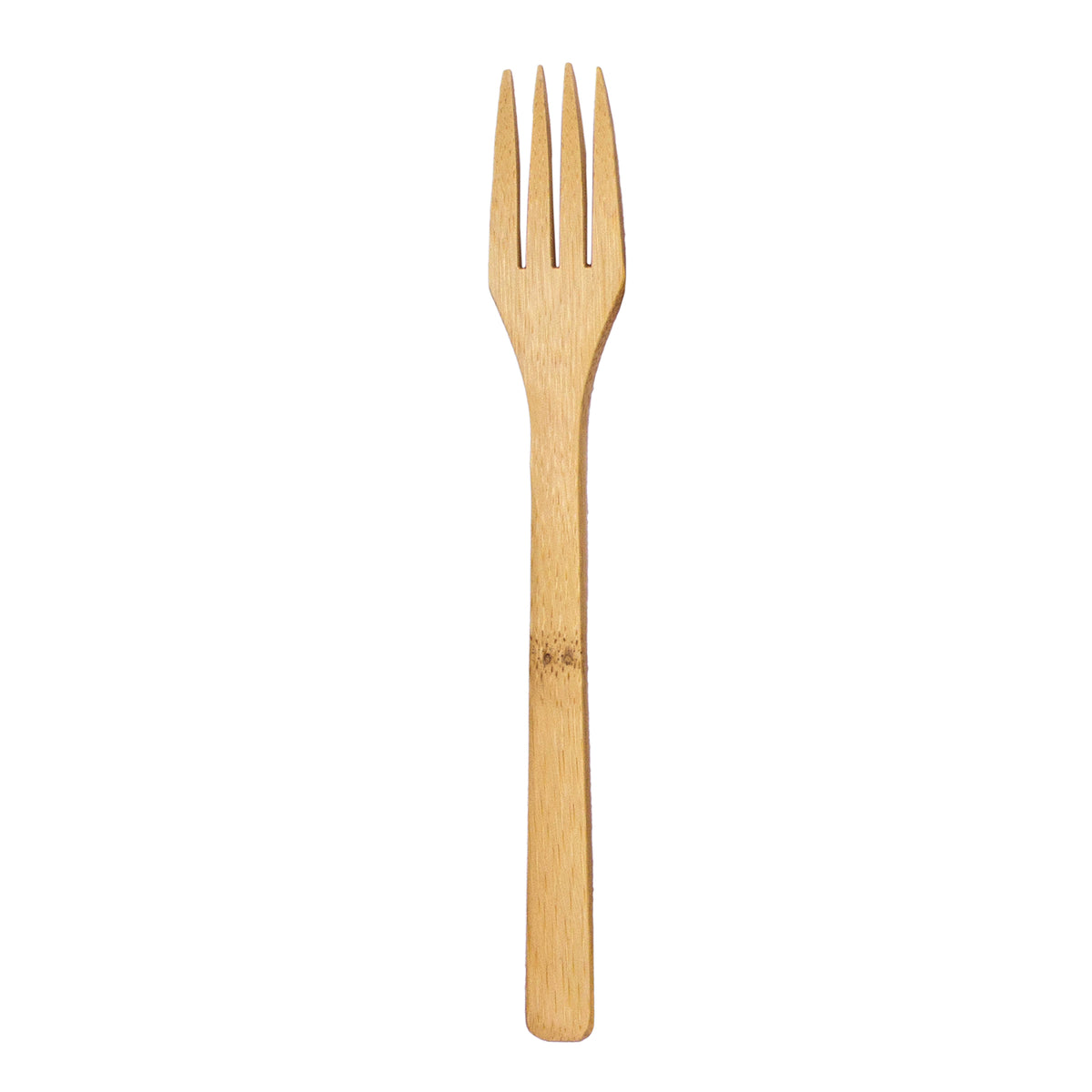 Tenedor de bambú