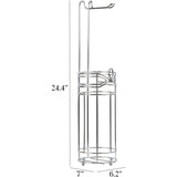 Aria 4-Rolls Toilet Paper Storage Holder Chrome Finish
