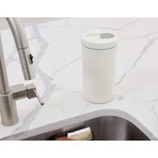 Dispensador de toallitas de coco y acentos grises