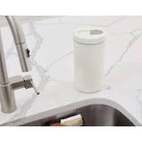 Dispensador de toallitas de coco y acentos grises