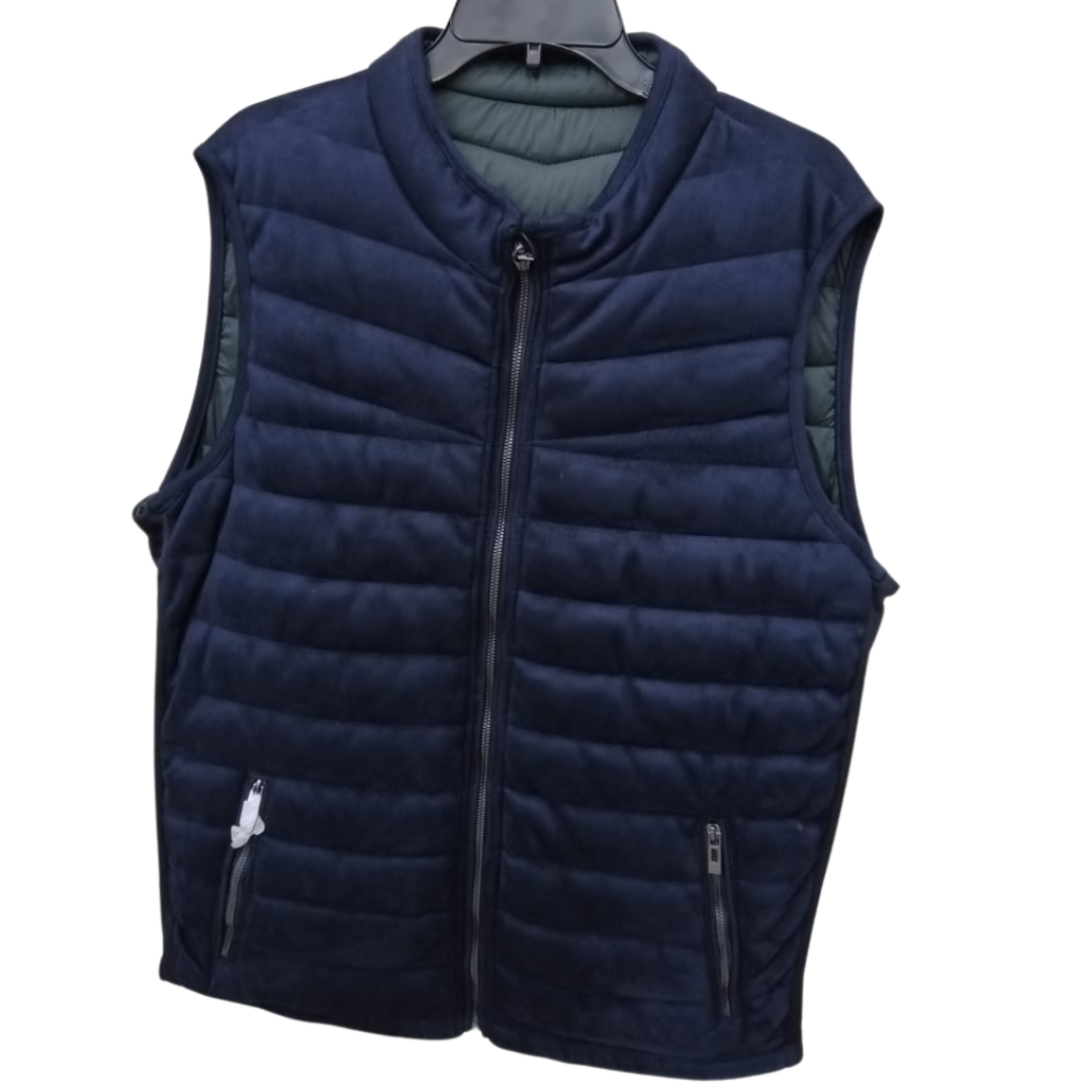 Chaqueta sin mangas azul marino/verde