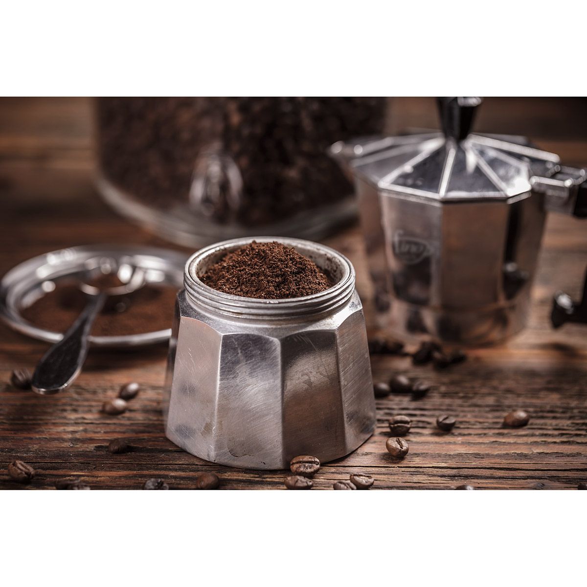 Cafetera de espresso para estufa Fino, 6 tazas
