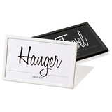 Label Holder M Set of 2 Black