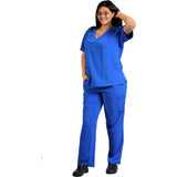 UNIFORME STRECH AZUL REY - AZUL ELÉCTRICO