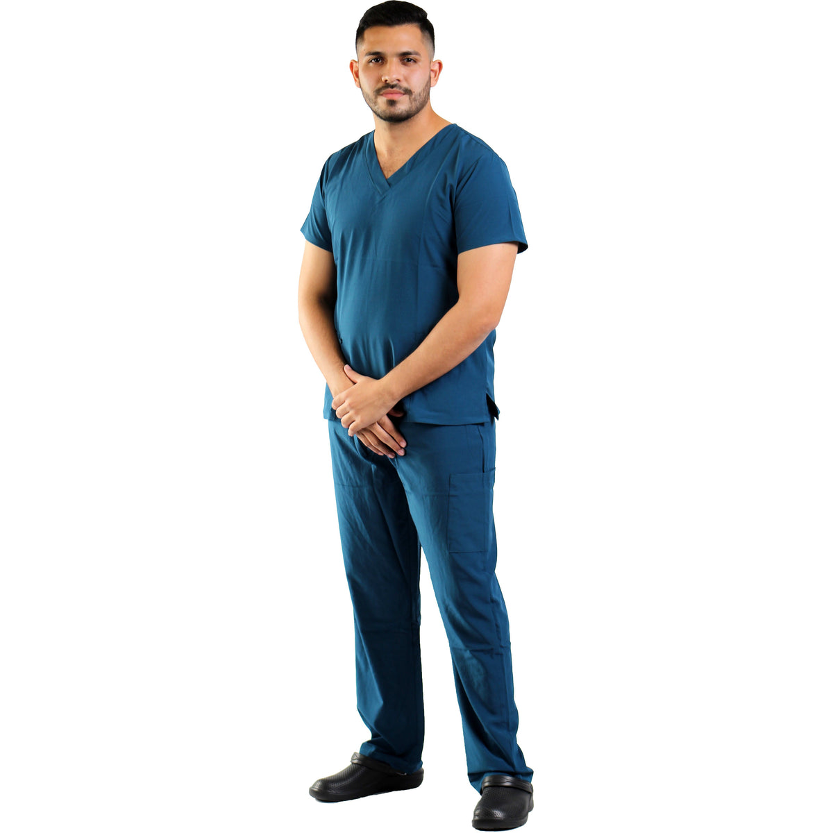 UNIFORME ELÁSTICO AZUL CARIBE