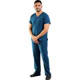UNIFORME ELÁSTICO AZUL CARIBE