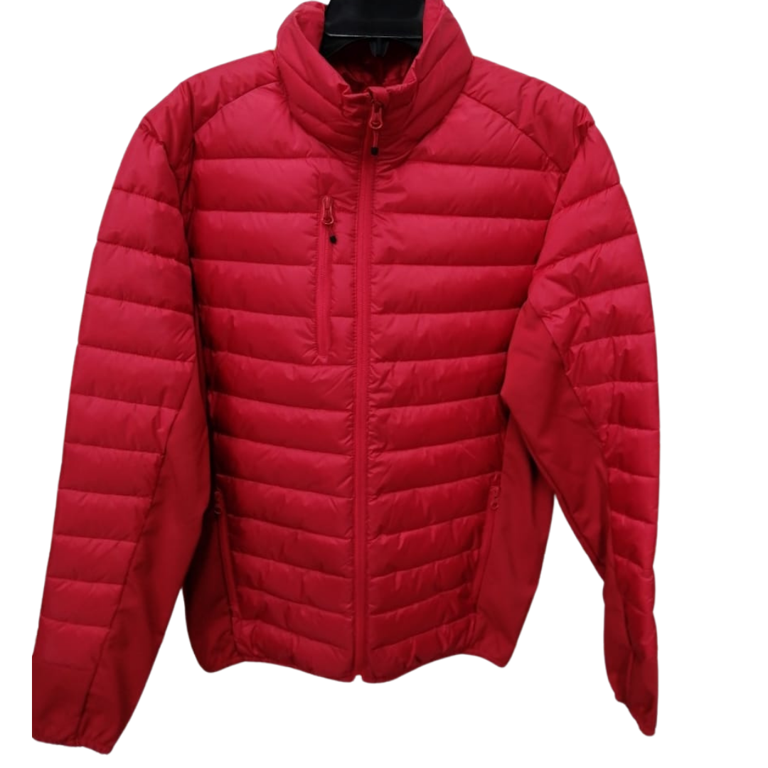 Chaqueta acolchada plegable roja
