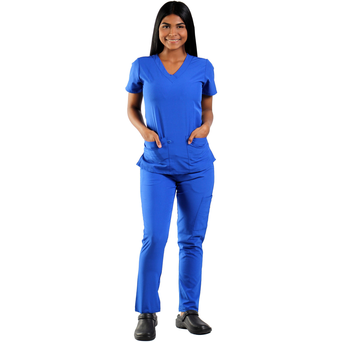 UNIFORME STRECH AZUL REY - AZUL ELÉCTRICO