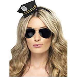 Diadema de mini gorra de policía
