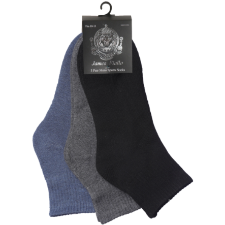 3 pairs of sport socks