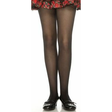 GIRLS OPAQUE TIGHTS BLACK