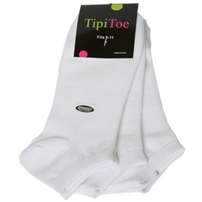 3 pairs of white ankle socks