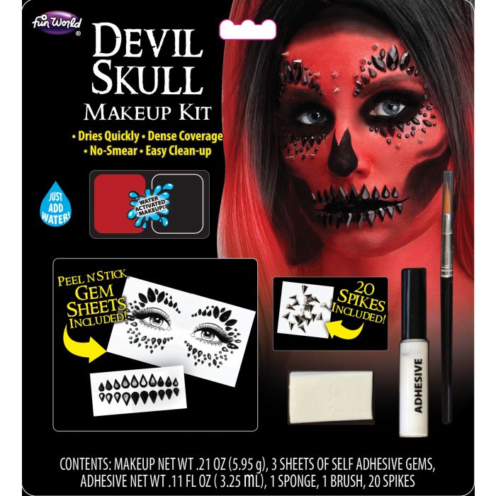 Kit de maquillaje Calaveras diabólicas