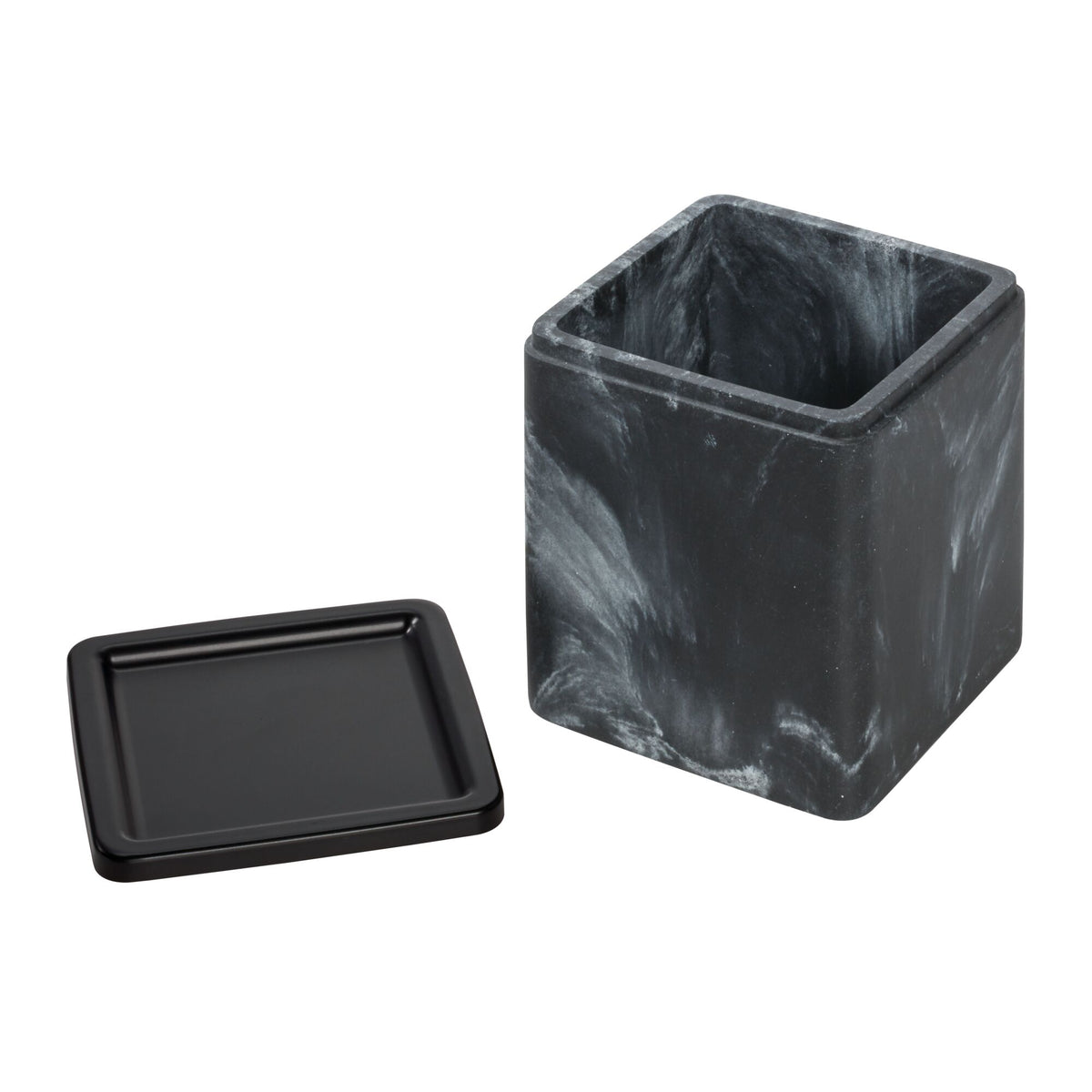 Frasco de mármol negro