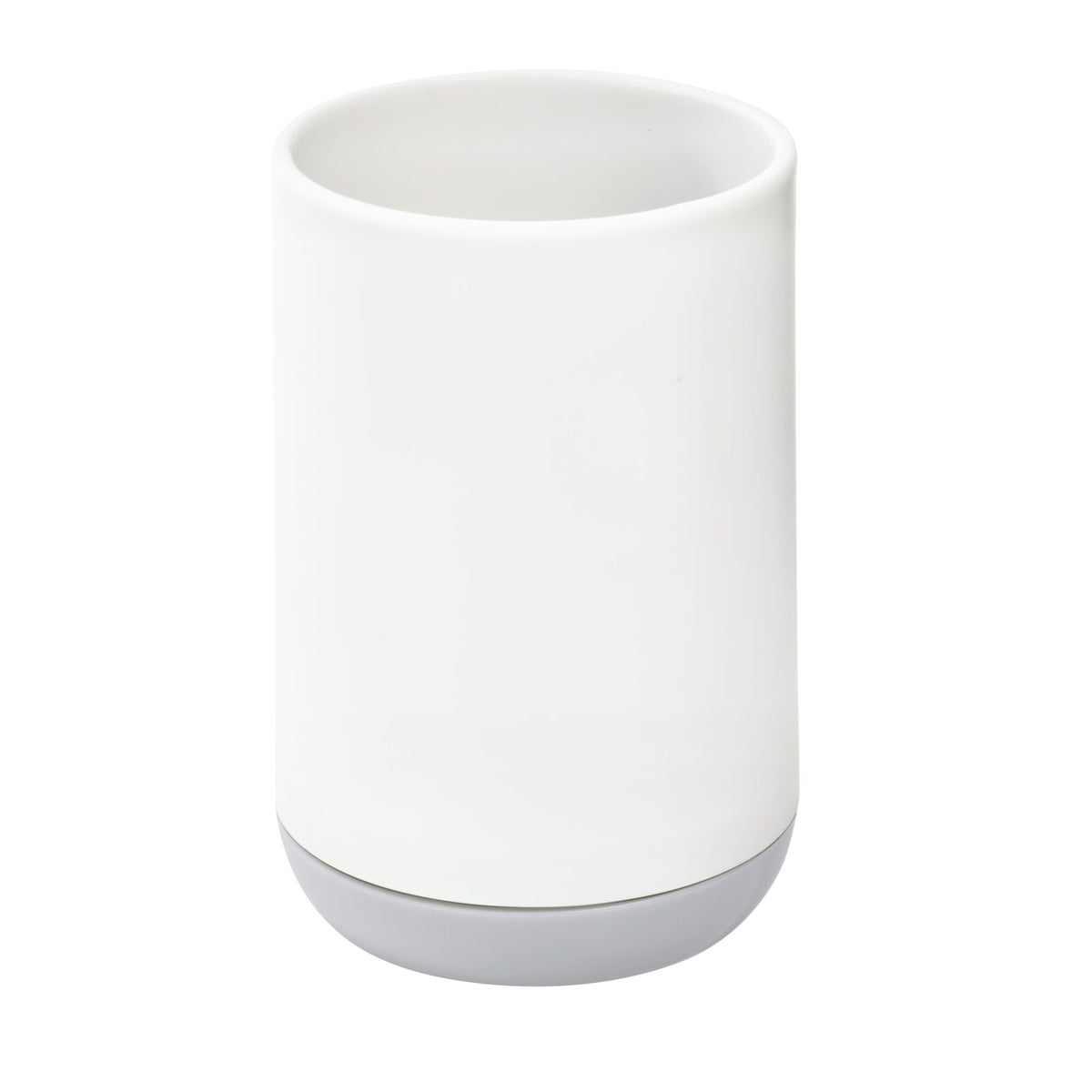 White toothbrush holder