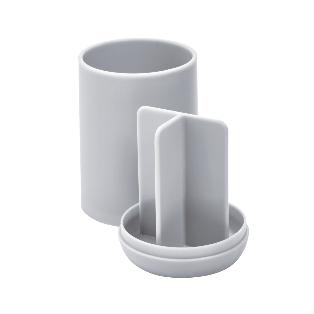Soporte para cepillos de dientes 6" x 3.3" x 3.2" Gris