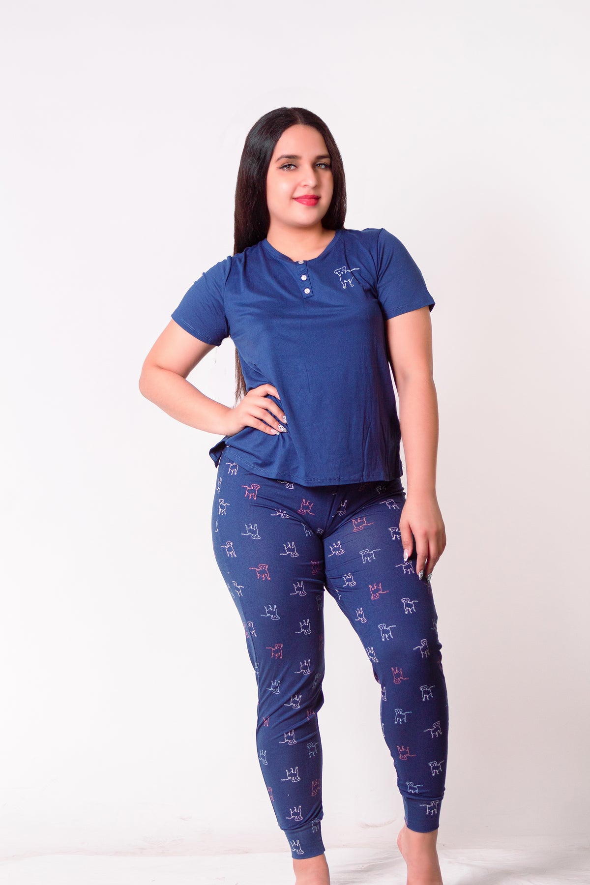 Conjunto de pijama Sleep tight Azul marino