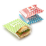 Checkered Glassine Bags  Set of 25