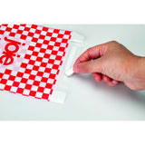 Checkered Glassine Bags  Set of 25