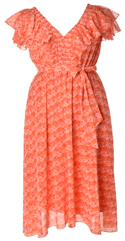 1 Vestido de una pieza Tigre Rosa / Marfil