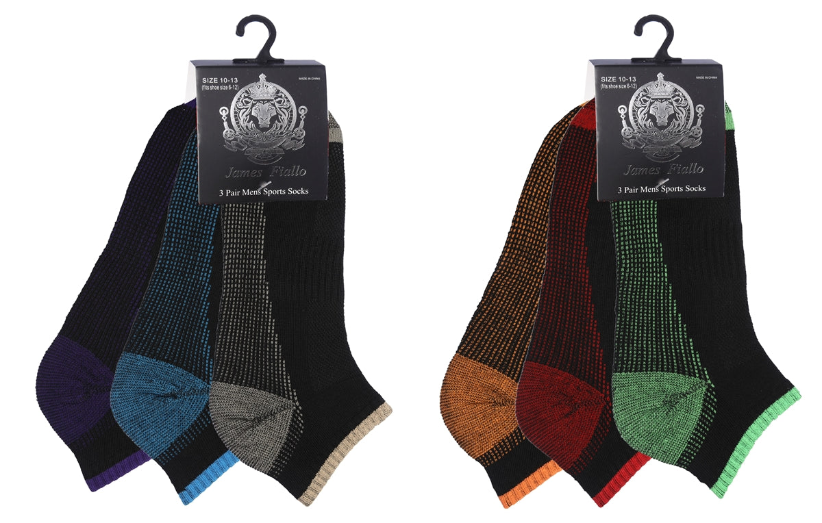 Men's Cushion Sport Socks 3-Pair