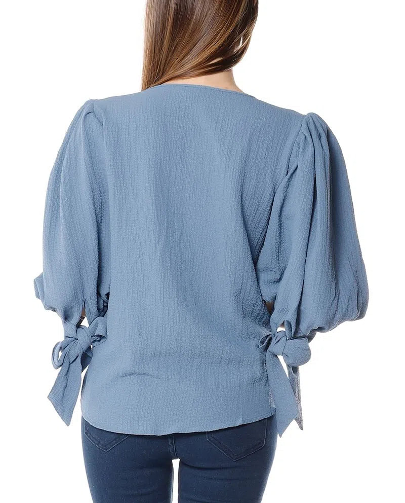 Blusa azul Copenhague - Zac & Rachel