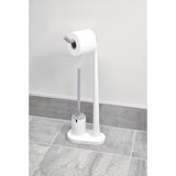 Bowl brush with toilet paper holder