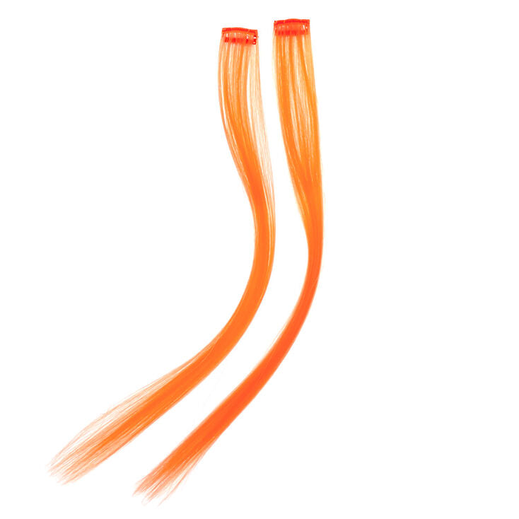 EXTENSIÓN DE CABELLO NARANJA NEÓN